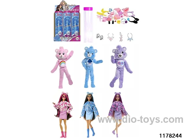 11.5 inch 12 jointed doll set