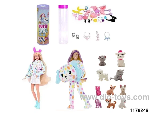 11.5 inch 12 jointed doll set