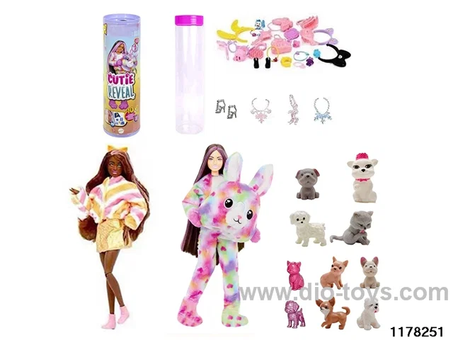 11.5 inch 12 jointed doll set