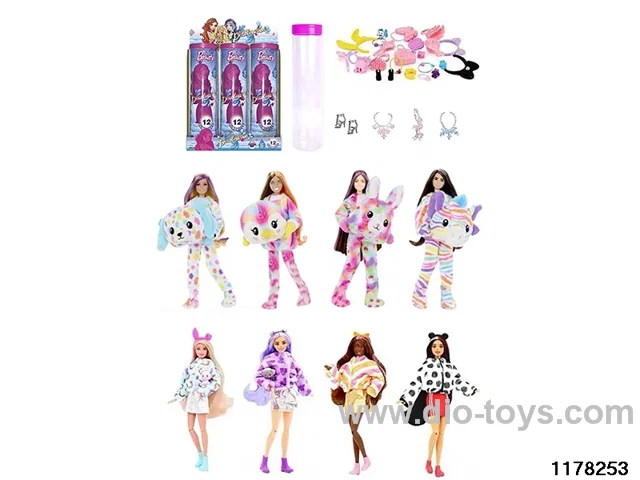 11.5 inch 12 jointed doll set