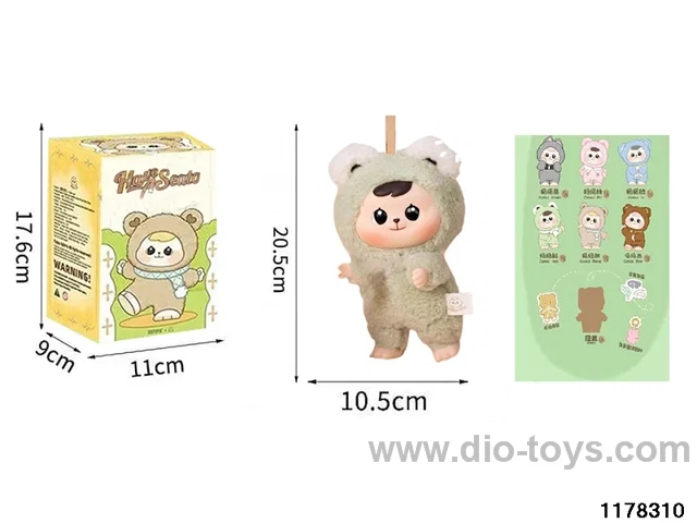 8 inch plush doll set