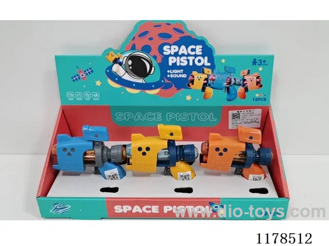 Mini Space Gun (3-color mixed 12PCS)