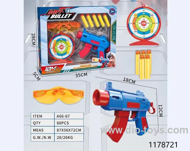 Soft bullet pistol set