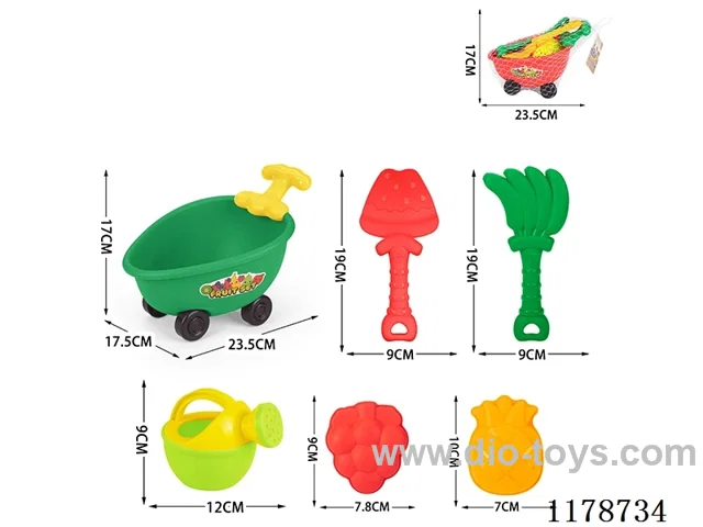 Beach Car (Strawberry Car 6pcs)