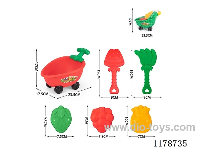 Beach Car (Strawberry Car 6pcs)