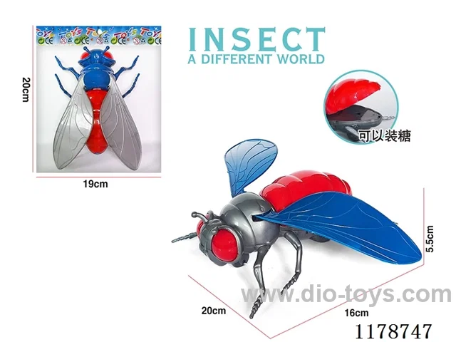Pull Back Insect Toys - Candy Cane
