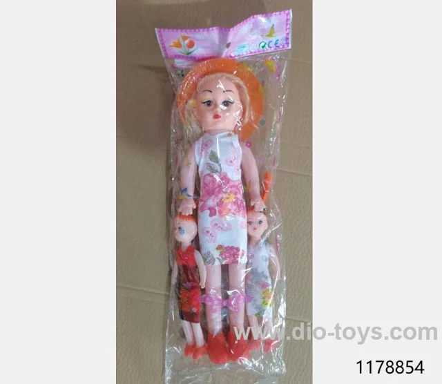 18 inch doll+2pcs 9 inch doll