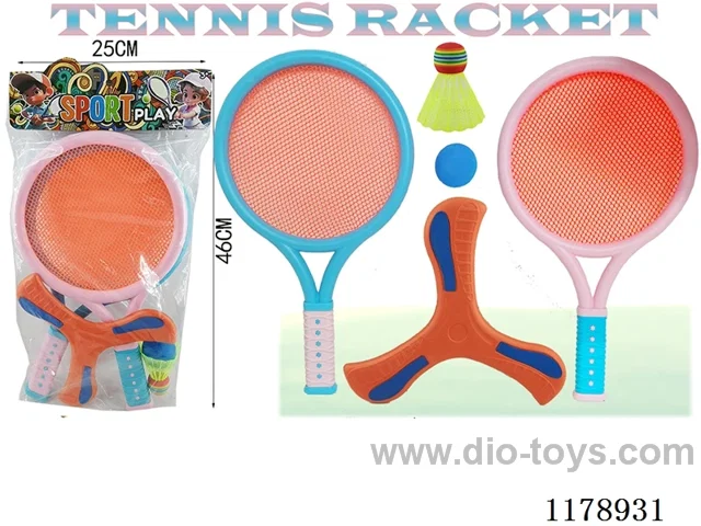 Tennis Racket + Boomerang