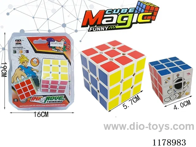 5.7 Magic Cube with Holes without Spring Six Solid Color Heat Transfer (white background) + 4.0 Six Solid Color Heat Transfer Magic Cube (white background)