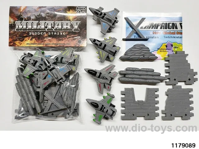 pull back Warplanes military set