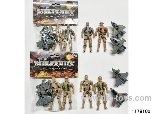 pull back Warplanes military set