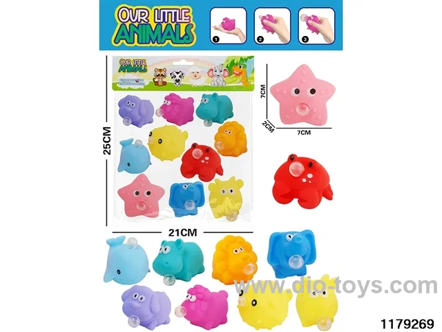 Bubble Spitting Animal Set