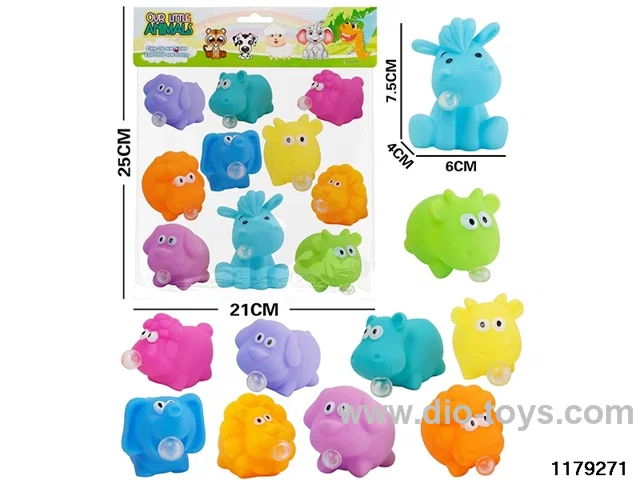 Bubble Spitting Animal Set