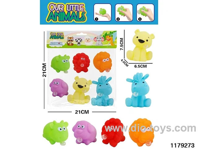 Bubble Spitting Animal Set