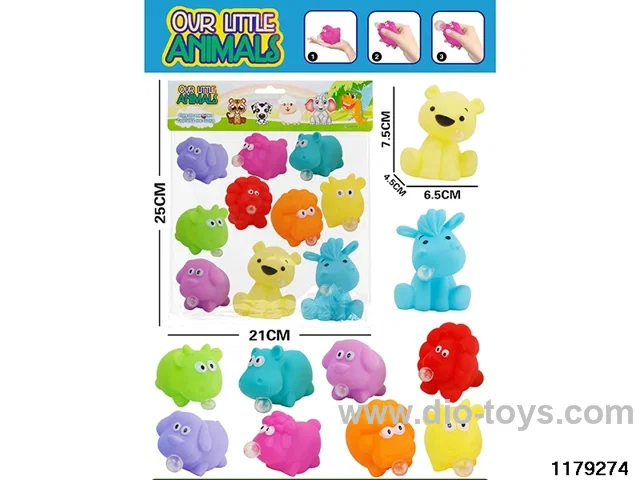 Bubble Spitting Animal Set