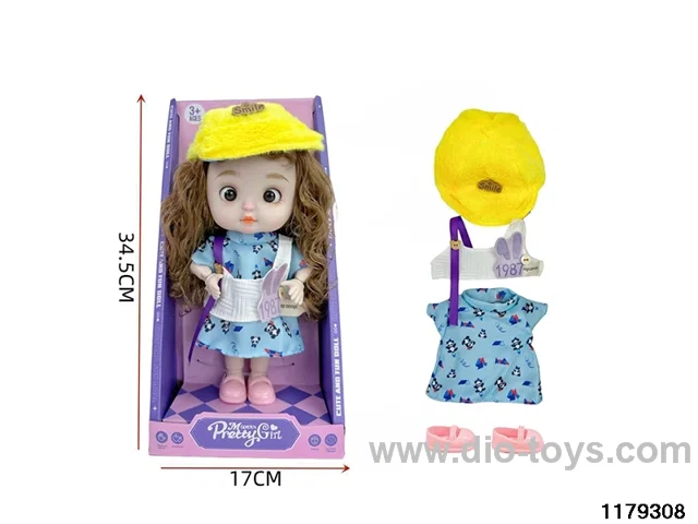 12 inch 28cm 19 jointed doll set W L/M