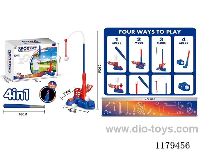 Baseball + Golf 4-in-1 Set