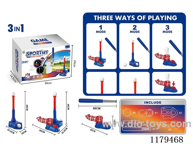 Baseball & Golf 3 in 1 Set