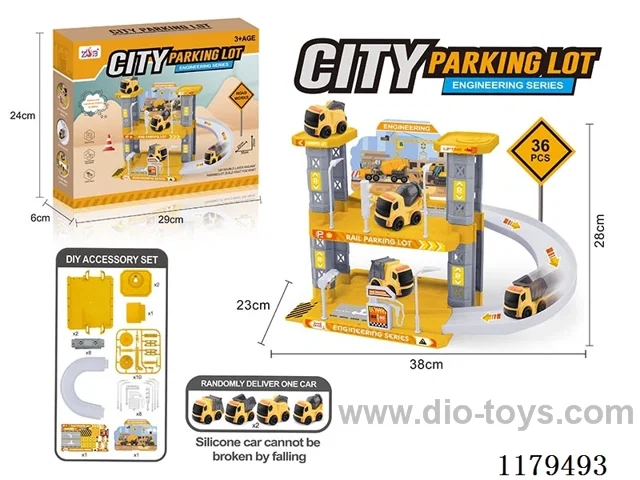 Engineering Vinyl Vehicle - Two-story Parking Lot