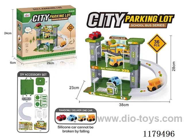 City Vinyl Vehicle - Two Level Parking Lot