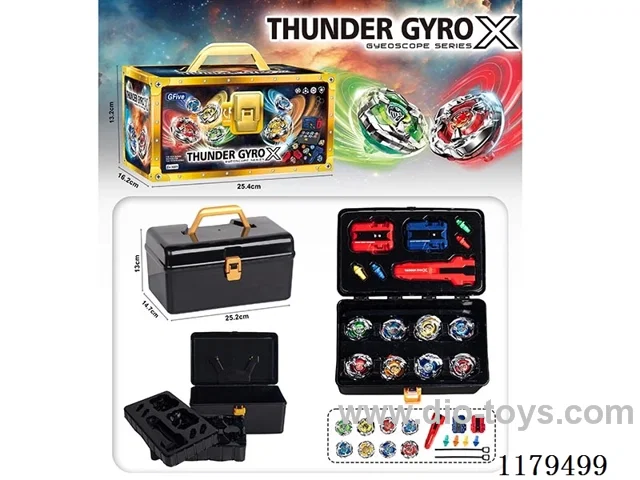 Gyro*6+Pull Ruler Launcher*2+Handlebar
