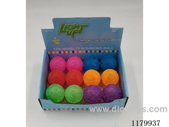5.5CM TPR Light Up Furball Toys