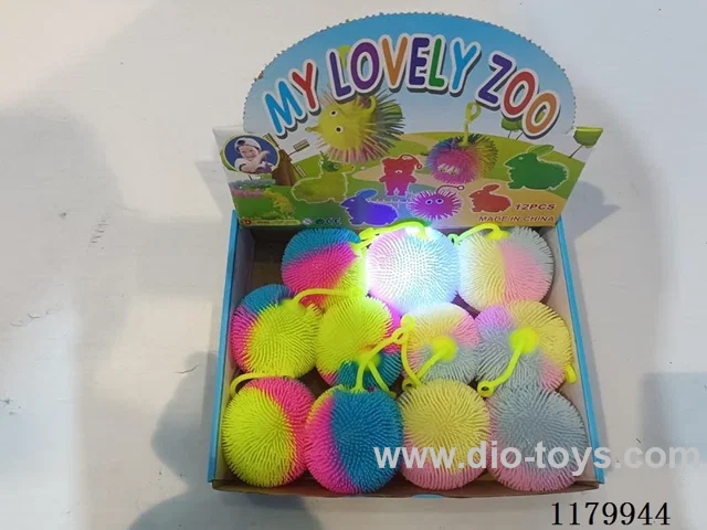 Light Up Furball Toys 12PCS