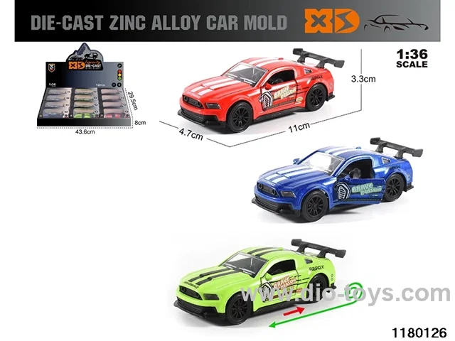 1:36 Alloy pull back car