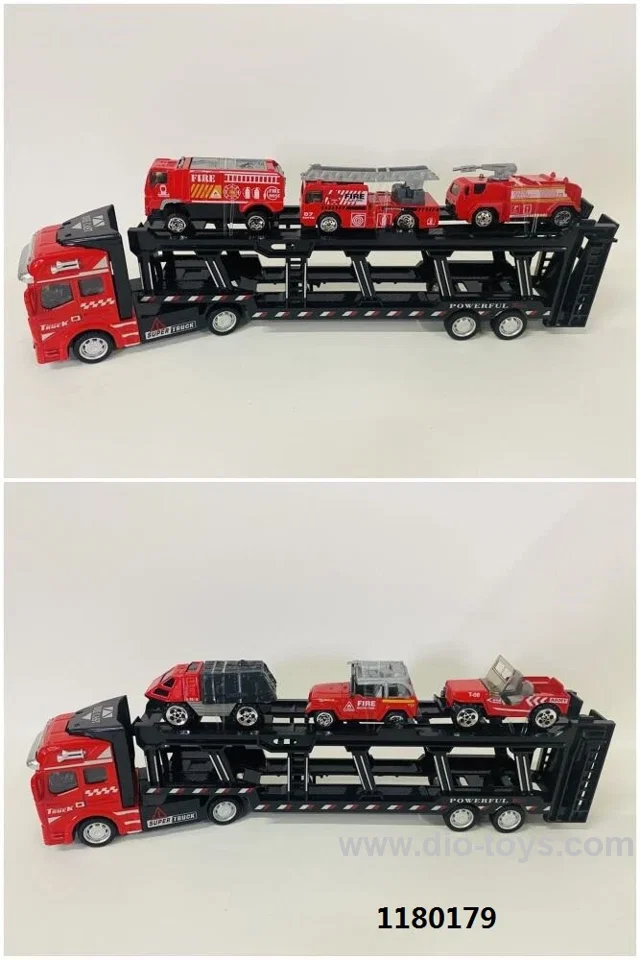 1:50 ALLOY TRAILER WITH FIREFIGHTING*3 2 MIXED PACKS IN WINDOW BOX