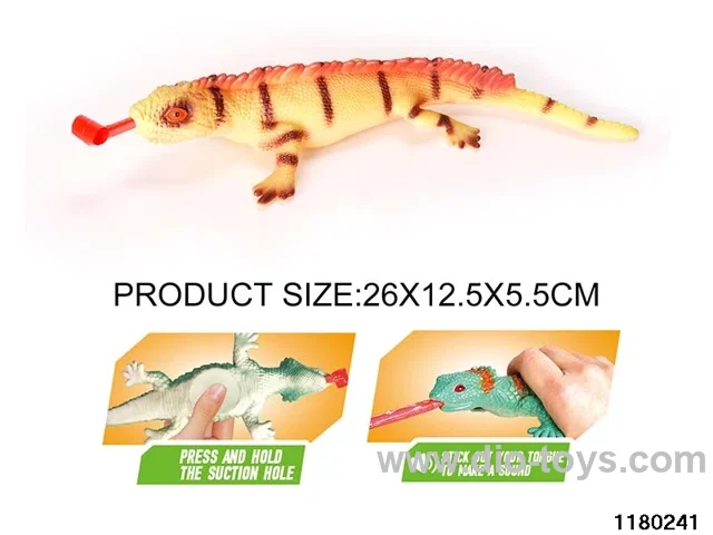 Vinyl Dinosaur Model（Pressing the tongue）