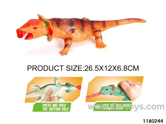 Vinyl Dinosaur Model（Pressing the tongue）
