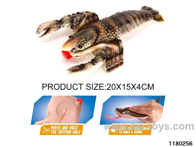 Vinyl Lobster Model（Pressing the tongue）