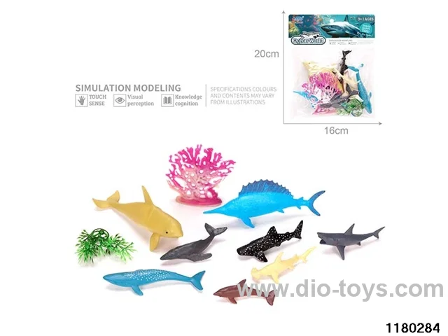 PVC marine animal model（10pcs）