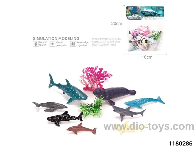 PVC marine animal model（10pcs）