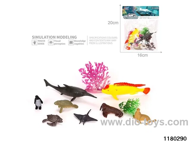 PVC marine animal model（10pcs）