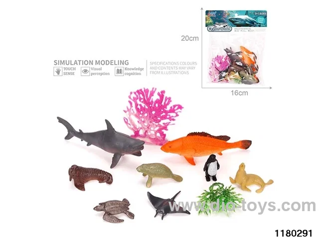 PVC marine animal model（10pcs）