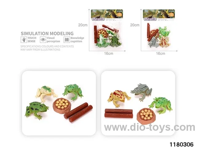 PVC Frog Model（5pcs）