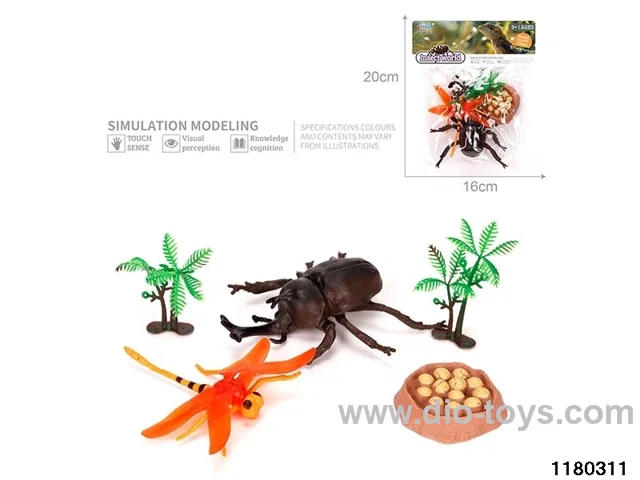 PVC Insect Model（5pcs）