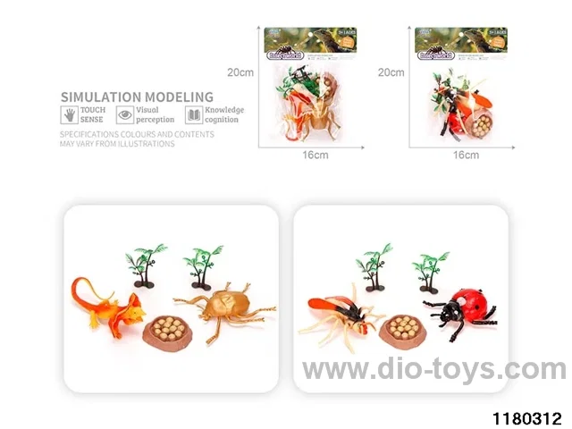 PVC Insect Model（5pcs）