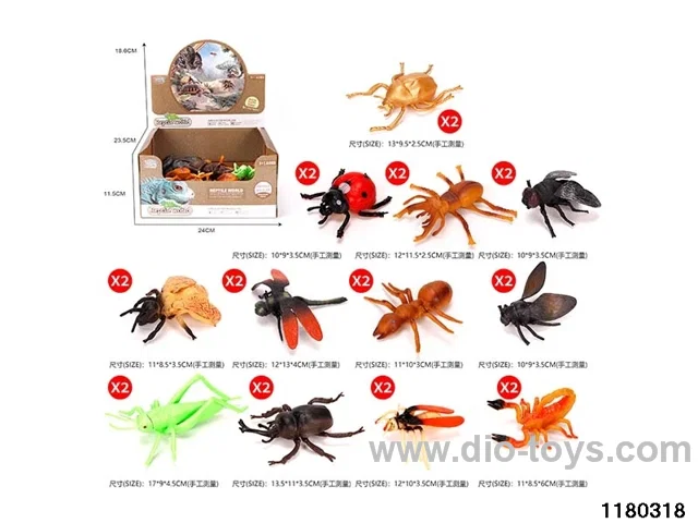 Simulated Insects（24pcs）