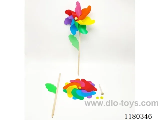 DIY Wooden Pole Windmill