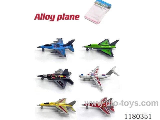 sliding alloy airplane