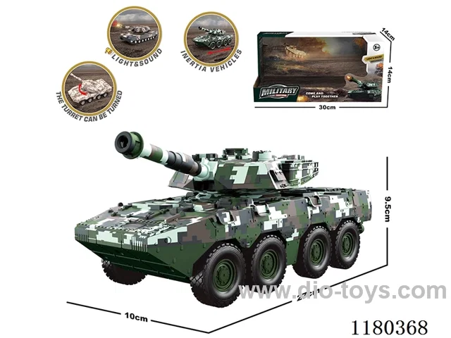 inertia armored car with light included 3*AG13（water transfer printing）