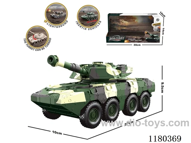 inertia armored car with light included 3*AG13