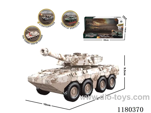inertia armored car with light included 3*AG13（water transfer printing）