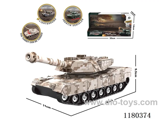 inertia armored car with light included 3*AG13（water transfer printing）