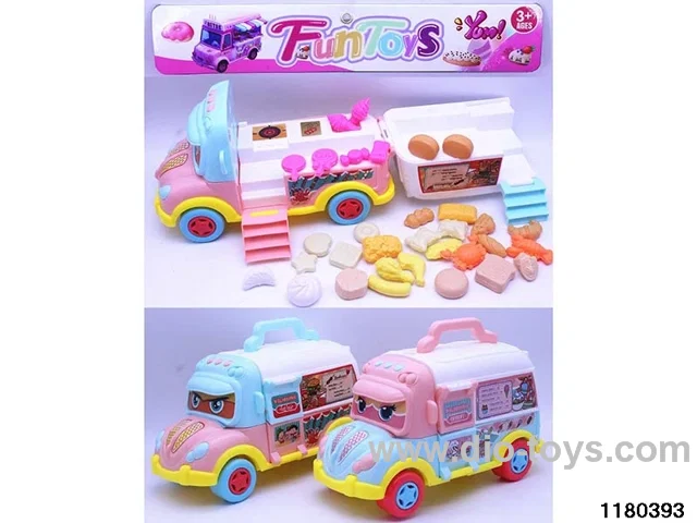 Fast Food Cart + Food Set (32PCS)