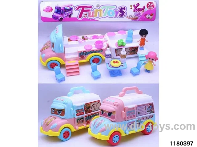 Fast food cart table and chair set