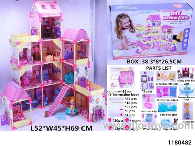 DIY Patchwork Big House Set 302PCS
