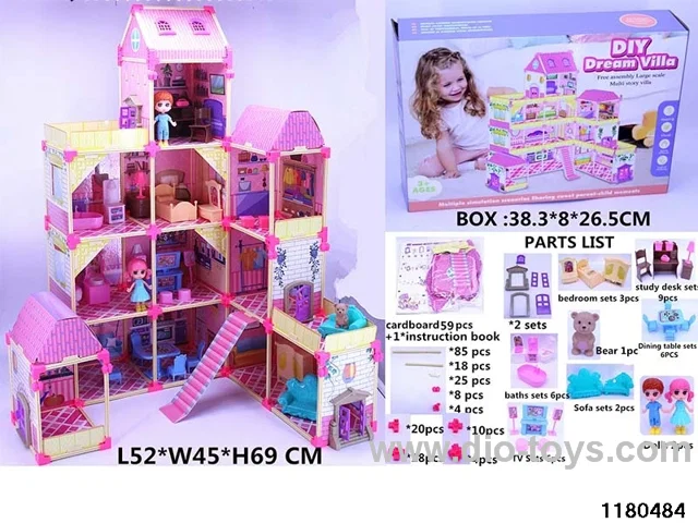 DIY Patchwork Big House Set 302PCS
